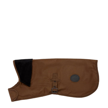 Barbour Waxed Dog Coat Tan