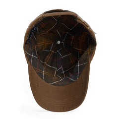 Barbour Waxed Sports Cap Tan - Parasol Store