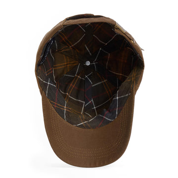 Barbour Waxed Sports Cap Tan