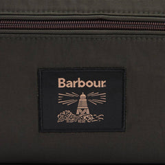 Barbour Waxed Washbag Olive/Beacon - Parasol Store