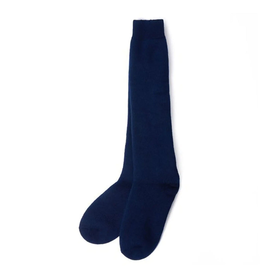 Barbour Wellington Knee Socks Navy - Parasol Store