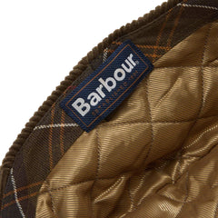 Barbour Westdale Cord Flat Cap Olive - Parasol Store