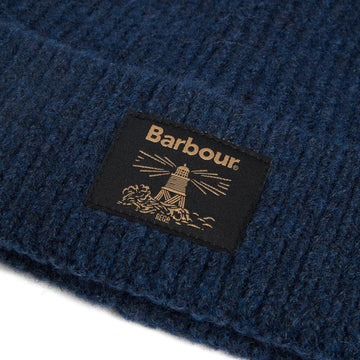 Barbour Westerdale Beanie & Scarf Gift Set Navy / Grey