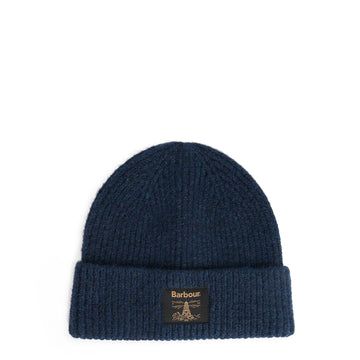 Barbour Westerdale Beanie & Scarf Gift Set Navy / Grey