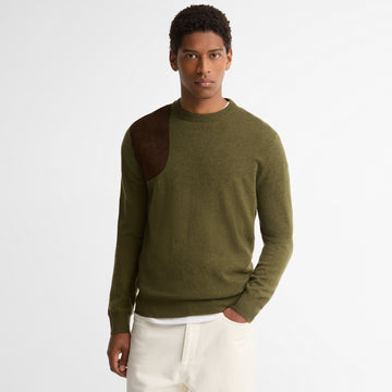 Barbour Whitworth Crewneck Sweater Sage
