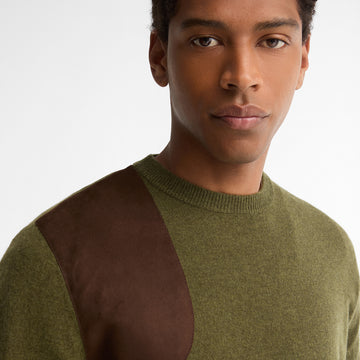 Barbour Whitworth Crewneck Sweater Sage