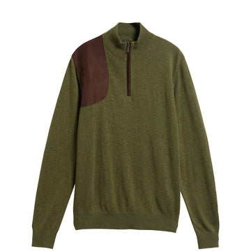 Barbour Whitworth Half Zip Sweater Sage