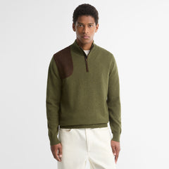 Barbour Whitworth Half Zip Sweater Sage