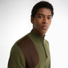 Barbour Whitworth Half Zip Sweater Sage