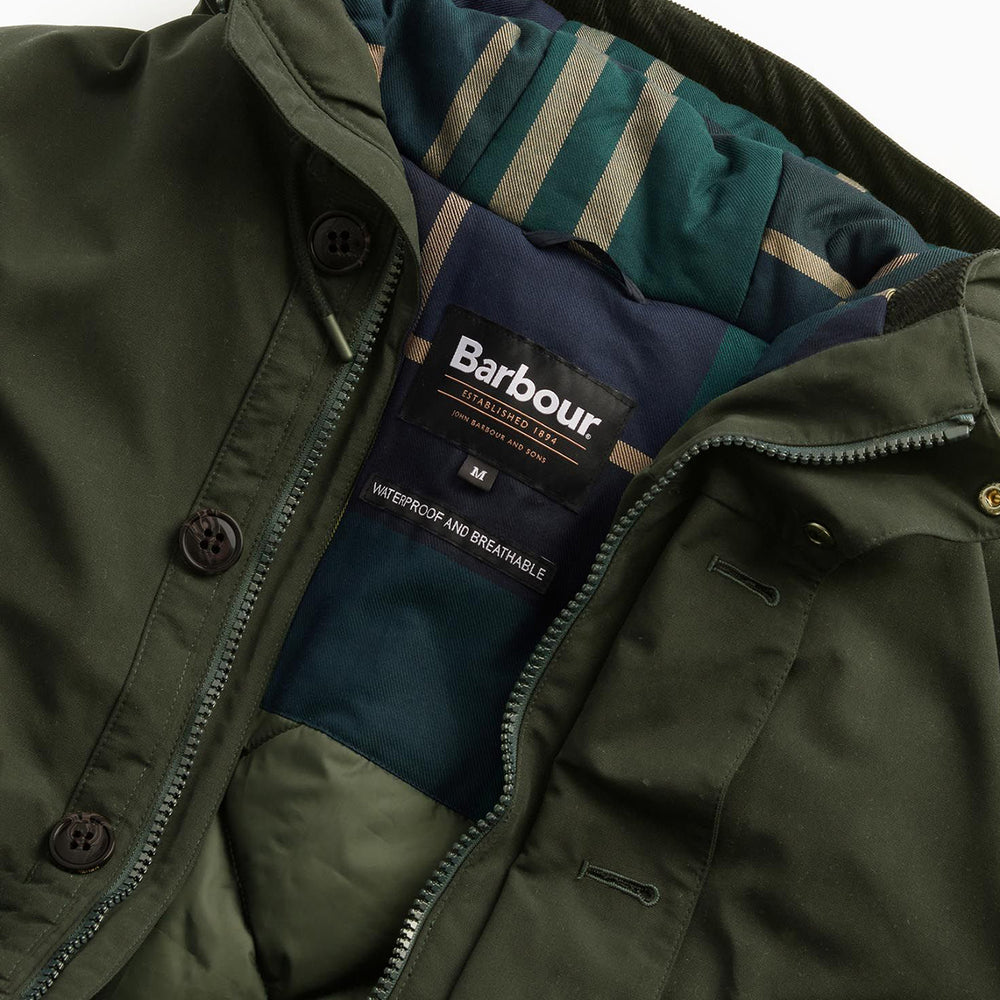 Barbour Winter Beaufort Waterproof Parka Sage - Parasol Store