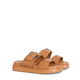 Barbour Womens Adele Sandal Tan - Parasol Store