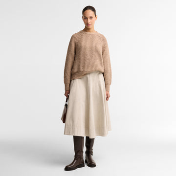 Barbour Womens Alderney Fleck Knitted Jumper Warm Trench