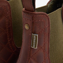 Barbour Womens Amble Chelsea Boots Mahogony/Choc Nubuck - Parasol Store