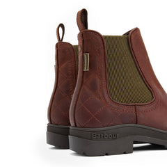 Barbour Womens Amble Chelsea Boots Mahogony/Choc Nubuck - Parasol Store