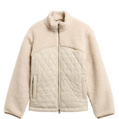 Barbour Womens Ami Casual Fleece Jacket Ecru
