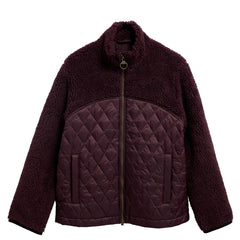 Barbour Womens Ami Casual Fleece Jacket Fig