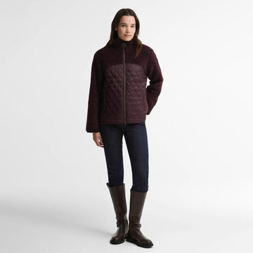 Barbour Womens Ami Casual Fleece Jacket Fig