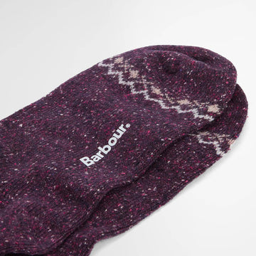 Barbour Womens Anaise Fair Isle Sock Fudge - Parasol Store
