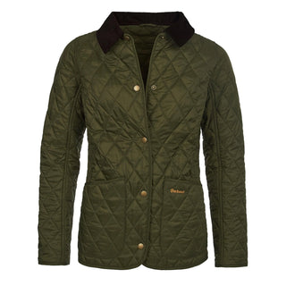 Barbour Womens Annandale Quilted Jacket Olive - Parasol Store