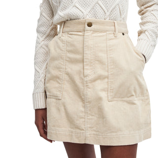 Barbour Womens Anya Mini Skirt White Pepper - Parasol Store
