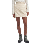 Barbour Womens Anya Mini Skirt White Pepper - Parasol Store