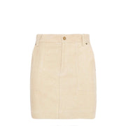 Barbour Womens Anya Mini Skirt White Pepper - Parasol Store