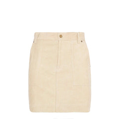 Barbour Womens Anya Mini Skirt White Pepper - Parasol Store