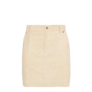 Barbour Womens Anya Mini Skirt White Pepper - Parasol Store
