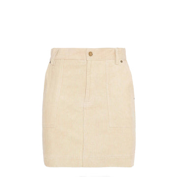 Barbour Womens Anya Mini Skirt White Pepper - Parasol Store