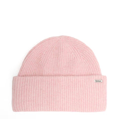 Barbour Womens Barbour Enid Knitted Beanie Hat Candy Pink