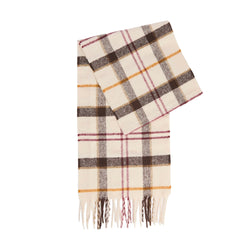 Barbour Womens Barbour Olivia Beanie & Scarf Gift Set Light Muted Tartan