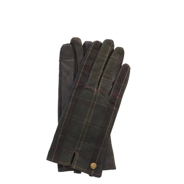 Barbour Womens Barbour Scarlet Tartan Gloves Classic / Brown