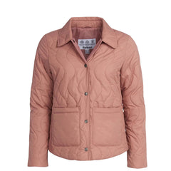 Barbour Womens Barmouth Quilted Jacket Soft Coral - Parasol Store