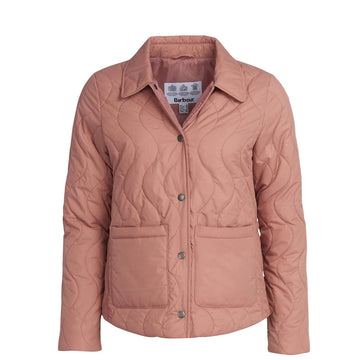 Barbour Womens Barmouth Quilted Jacket Soft Coral