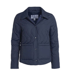 Barbour Womens Barmouth Quilted Jacket Summer Navy - Parasol Store