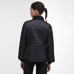 Barbour Womens Beadnell Fitted Quilted Jacket Black/Classic - Parasol Store