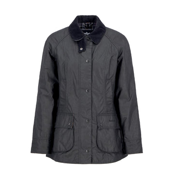 Barbour Womens Beadnell Wax Jacket Black