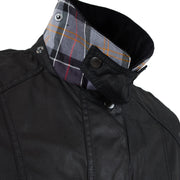 Barbour Womens Beadnell Wax Jacket Black - Parasol Store