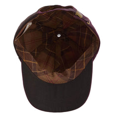 Barbour Womens Beauly Waxed Cap Rustic/Merlot - Parasol Store