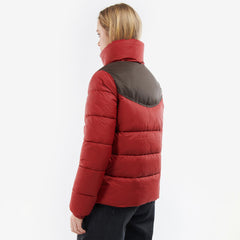 Barbour Womens Belford Quilted Jacket Dark Red / Mahogany Dress - Parasol Store