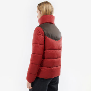 Barbour Womens Belford Quilted Jacket Dark Red / Mahogany Dress