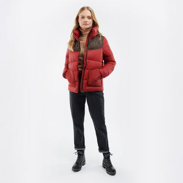 Barbour Womens Belford Quilted Jacket Dark Red / Mahogany Dress