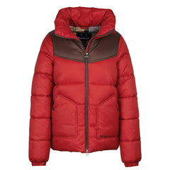 Barbour Womens Belford Quilted Jacket Dark Red / Mahogany Dress - Parasol Store