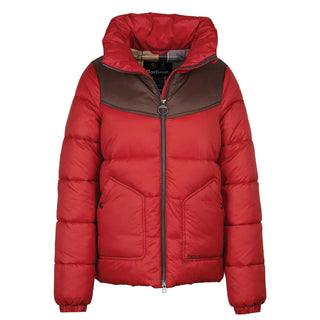 Barbour Womens Belford Quilted Jacket Dark Red / Mahogany Dress