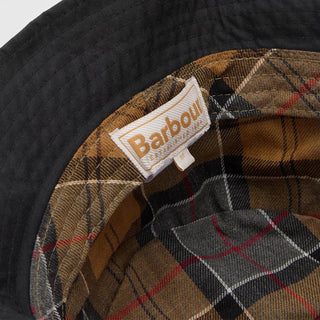 Barbour Womens Belsay Wax Sports Bucket Hat Navy - Parasol Store