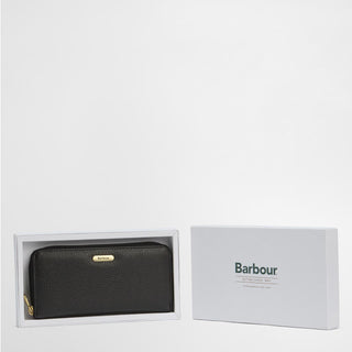 Barbour Womens Birch Leather Matinee Purse Black - Parasol Store