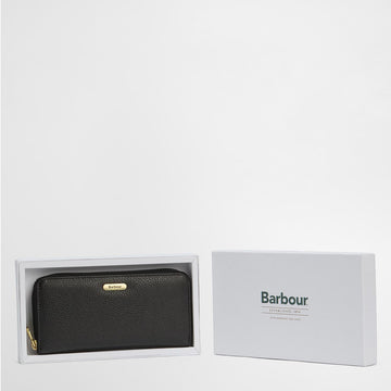 Barbour Womens Birch Leather Matinee Purse Black - Parasol Store