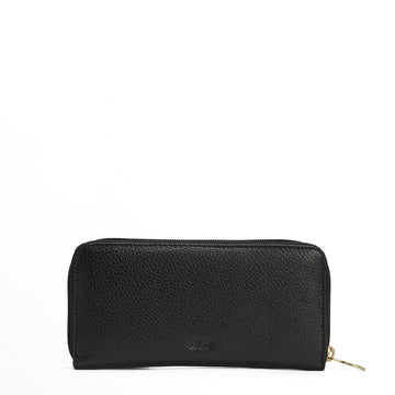 Barbour Womens Birch Leather Matinee Purse Black - Parasol Store