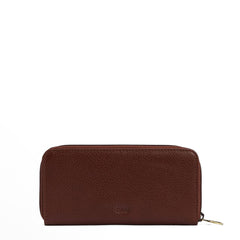 Barbour Womens Birch Leather Matinee Purse Brown - Parasol Store