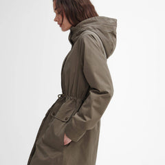 Barbour Womens Bowlees Waterproof Jacket Winter Moss / Classic - Parasol Store